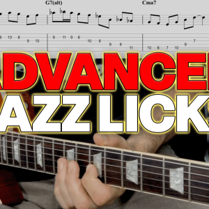 10 Awesome ii-V-I Jazz Guitar Licks (Using The Altered Scale)