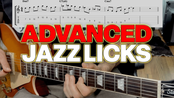 10 Awesome ii-V-I Jazz Guitar Licks (Using The Altered Scale)